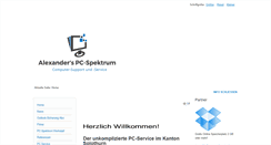 Desktop Screenshot of pc-spektrum.ch